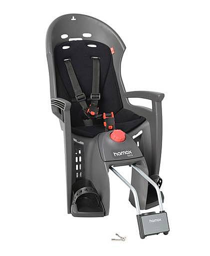Hamax Fahrradsitz Siesta Grau Fahrrad Kindersitz Ab 9 Monaten Bis 22kg B-Ware
