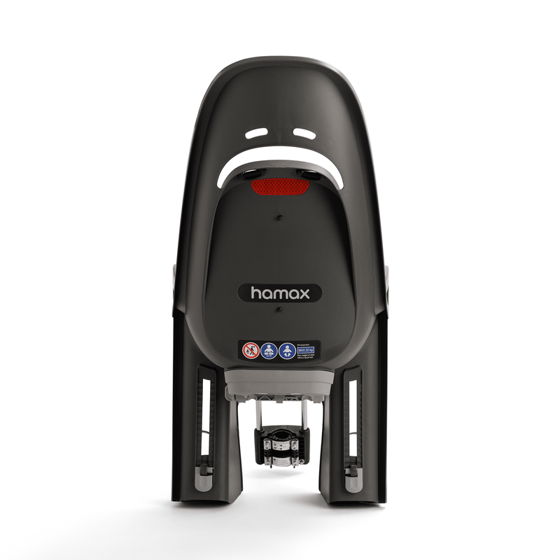 Hamax Zenith Fahrradsitz Kindersitz Fahrrad Grau Schwarz Verstellbar Sitz  B-Ware - 7029775530447