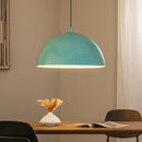 B-Ware Opviq Kure Hängeleuchte Pendelleuchte Türkis Metall ø 60 Cm E27 Esszimmerla695
