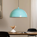 B-Ware Opviq Kure Hängeleuchte Pendelleuchte Türkis Metall ø 60 Cm E27 Esszimmerla695