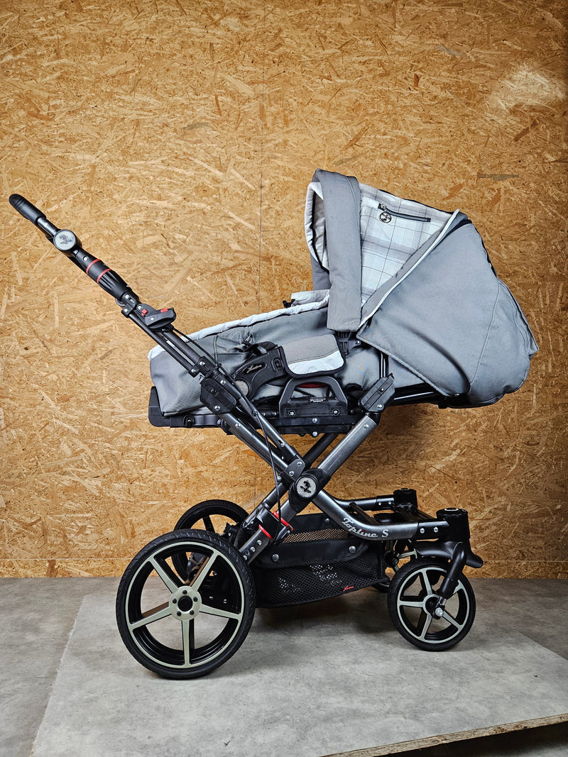 Hartan - Topline s Kombikinderwagen (babywanne und Sportsitz) - Grau in Gutem Zustand am Besten Kinderwagen 14