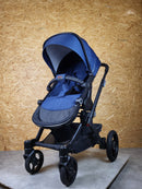 Hartan - VIP GTX Kombikinderwagen (Babywanne und Sportsitz) - Blau in sehr gutem Zustand