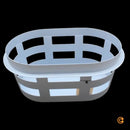 B-Ware Hay Korb Basket Aufbewahrungskorb Wäschekorb Soft Blue Klein Siehe Text/Foto