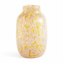 B-Ware Hay Splash Vase Blumenvase Dekovase Tischvase Designervase Glas Deko Rosa Gelb