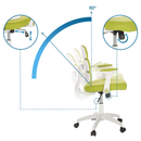 B-Ware Hjh Office Kinderstuhl Drehstuhl Schreibtischstuhl Kid Ergolino W Stoff Grün