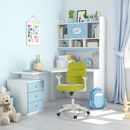 B-Ware Hjh Office Kinderstuhl Drehstuhl Schreibtischstuhl Kid Ergolino W Stoff Grün