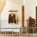 H Kliving Wandgarderobe Garderobenleiste Flurgarderobe Messing L 70cm Stahl B-Ware - 8718921058711