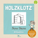 Magellan Holzklotz – Feine Steine 30 Bauklötze aus Holz