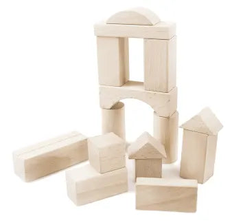 Magellan Holzklotz – Feine Steine 30 Bauklötze aus Holz