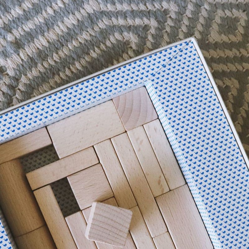 Magellan Holzklotz – Feine Steine 30 Bauklötze aus Holz