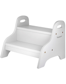 B-Ware Kindsgut Holztritt Little Steps In Hellgrau Kinder Baby Tritt Tritthocker Hocker
