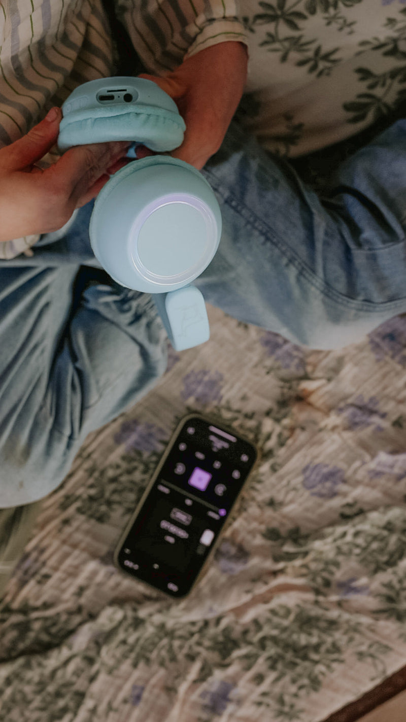 LALARMA – BLUETOOTH KOPFHÖRER MIT LICHT (ROSE)