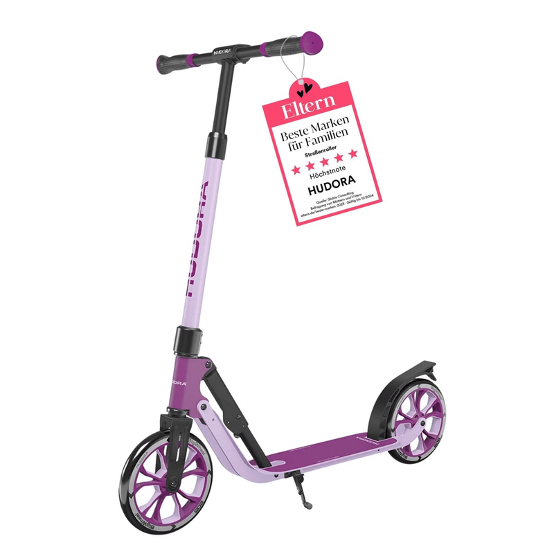 B-Ware Hudora 205 Advanced Lavender City Roller Scooter Roller Kickroller Kinderroller