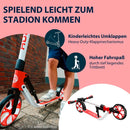 B-Ware Hudora Big Wheel Roller Scooter Fc Bayern München Rot Pu Höhenverstellbar