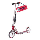 B-Ware Hudora Big Wheel 205 Tretroller Scooter Aluminium Magenta Silber Höhenverstellbar