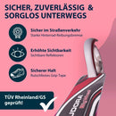 B-Ware Hudora Big Wheel 205 Tretroller Scooter Aluminium Magenta Silber Höhenverstellbar