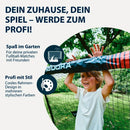 B-Ware Hudora Fußballtor Torrahmen Fußballnetz Advanced 300 White Schnelle Netzmont773
