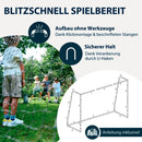 B-Ware Hudora Fußballtor Torrahmen Fußballnetz Advanced 300 White Schnelle Netzmont773