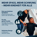 B-Ware Hudora Nestschaukel Schaukel Lounge Blau 90cm Kinder Tellerschaukel Outdoor