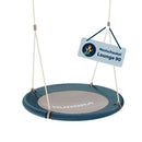 B-Ware Hudora Nestschaukel Schaukel Lounge Blau 90cm Kinder Tellerschaukel Outdoor