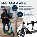 B-Ware Hudora Scooter Roller Tretroller Up 200 Iron Schwarz Höhenverstellbar Aluminium