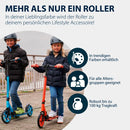 B-Ware Hudora Scooter Roller Tretroller Up 200 Iron Schwarz Höhenverstellbar Aluminium