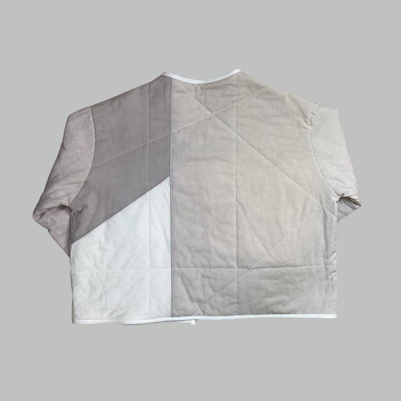 Upcycling PatchworkSteppJacke zum Wenden