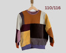 Upcycling PatchworkPullover für Kinder 110/116