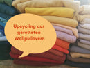 Kurze Hose Shorts Windelüberhose für Babys 50/56 aus 100 % Upcycling Seide & Kaschmir in Türkis - Jawoll Baby