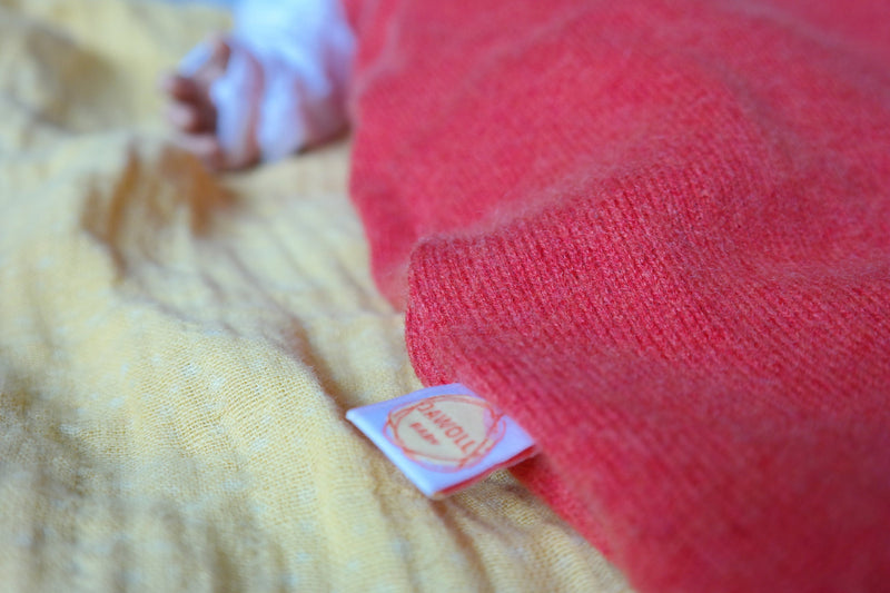 Baby Strampelsack Pucksack aus Upcycling Wolle in Farben deiner Wahl