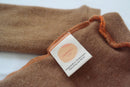 Stulpen für Babys 6-12 M aus Upcycling-Kaschmir in Hellbraun - Jawoll Baby