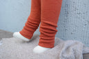 Wollwalk Outdoor-Hose für Babys & Kleinkinder 74/80 aus 100% Upcycling Wolle in Rost Orange - Jawoll Baby