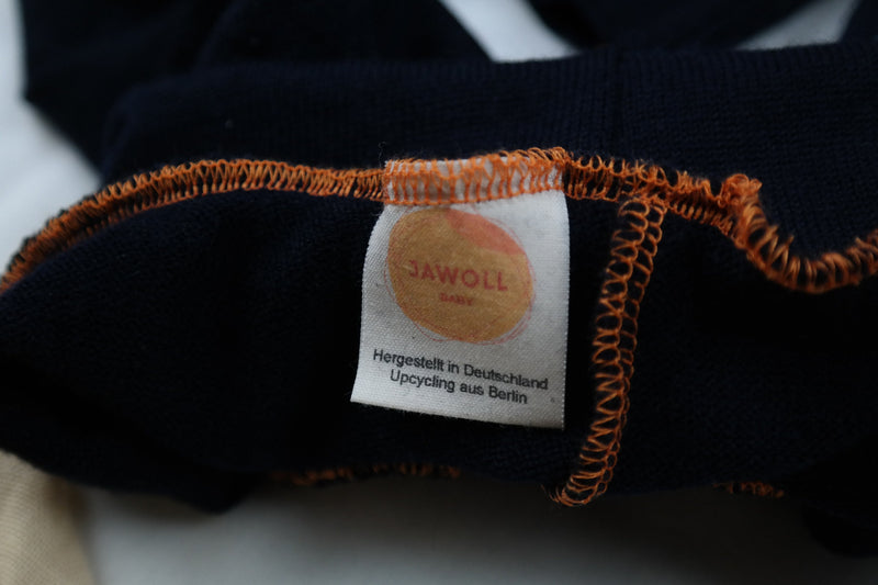 Leggings Kleinkinder 98/104 aus 100% Upcycling Wolle in Dunkelblau - Jawoll Baby