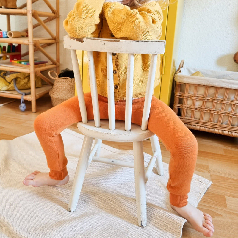 Leggings für Babys und Kinder aus Upcycling Wolle oder Kaschmir in deiner Wunschfarbe Größe 86 bis 128 - Jawoll Baby