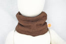 Loop für Babys aus Upcycling Seide & Kaschmir in Braun - Jawoll Baby