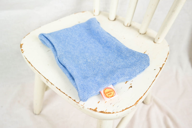 Loop für Babys aus Upcycling Seide & Kaschmir in Hellblau - Jawoll Baby