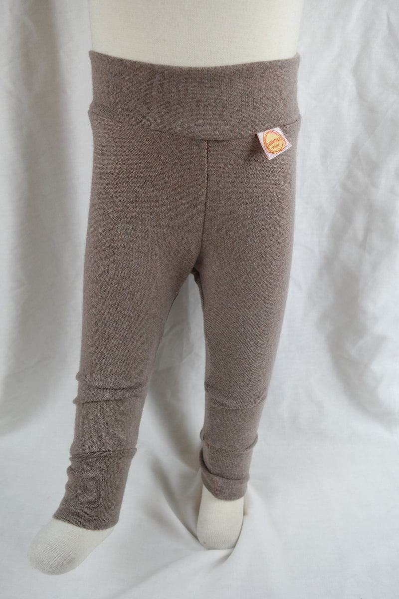 Growing pants for babies 74/80 made from upcycled wool in sand beige