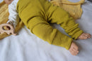 Mitwachs-Hose für Babys 50/56 aus Upcycling Merino-Wolle in Kiwigrün