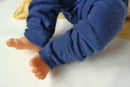 Splitpants für Babys 62/68 zum Windelfrei Abhalten und Trocken werden aus 100 % Upcycling-Wolle in Dunkelblau