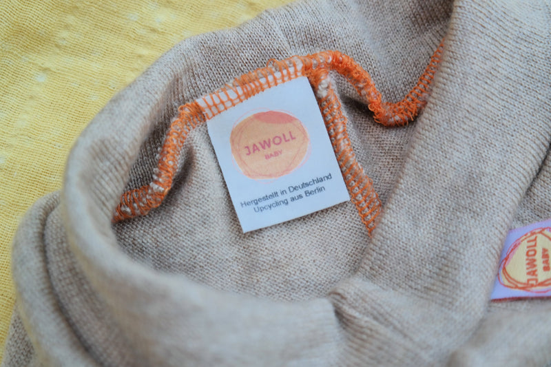 Leggings für Kleinkinder 86/92 aus 100% Upcycling Wolle in Beige - Jawoll Baby