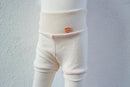 Kurze Hose Shorts für Babys 74/80 aus 100 % Upcycling Wolle in Cremeweiß - Jawoll Baby