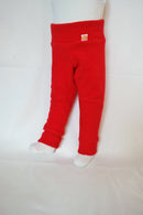 Wollwalk Outdoor-Hose für Kleinkinder Größe 86/92 Upcycling 100% Wolle in Rot - Jawoll Baby