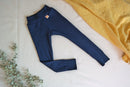 Leggings Kleinkinder 98/104 aus 100% Upcycling Wolle in Dunkelblau - Jawoll Baby