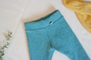 Outdoor pants for toddlers 86/92 made of upcycled wool in mint turquoise