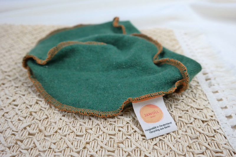 Warm beanie hat for babies &amp; children all colors made from upcycled cashmere / silk-cashmere / wool