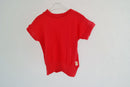 T-Shirt für Babys 74/80 aus leichter Upcycling Wolle in Rot - Jawoll Baby