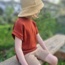 T-Shirt Unisex für Babys und Kinder aus leichter Upcycling Wolle in der Farbe deiner Wahl - Jawoll Baby