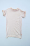 Unisex-Kleid Longshirt 86/92 aus 100% Upcycling Wolle in Cremeweiß - Jawoll Baby