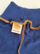 Leggings 86/92 aus 100% Upcycling Wolle in Blau - Jawoll Baby