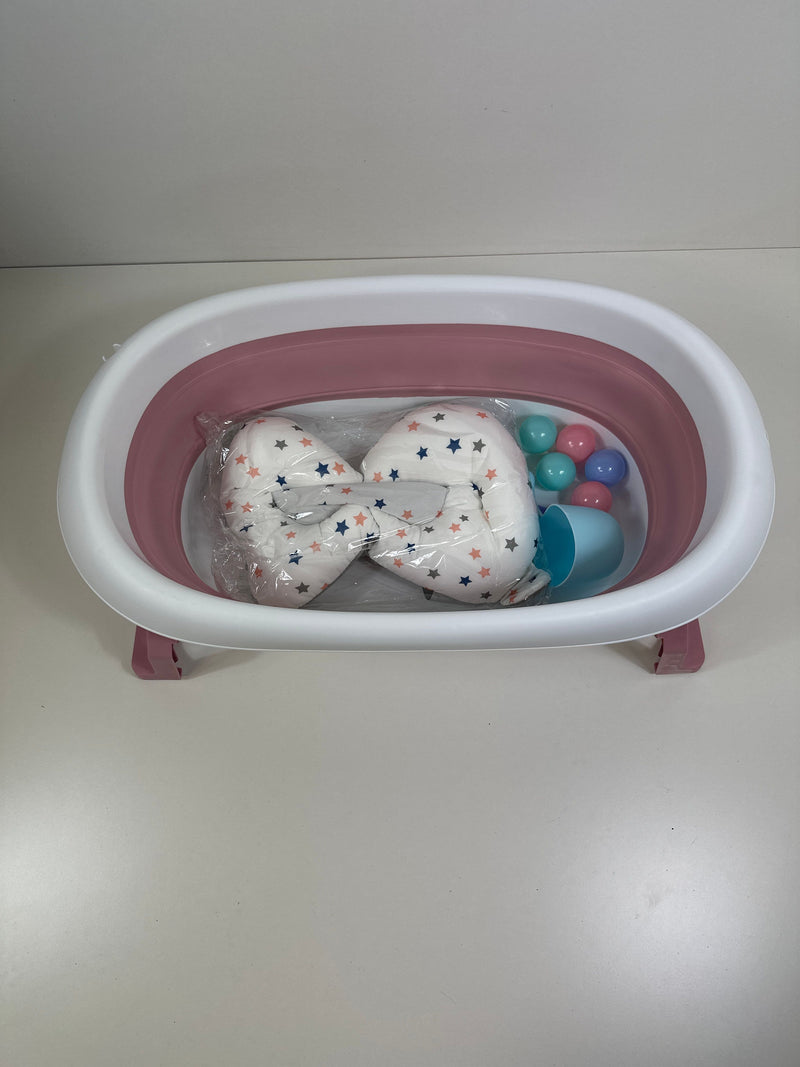 Einesin Groß Faltbare Baby Badewanne mit 55 Litern